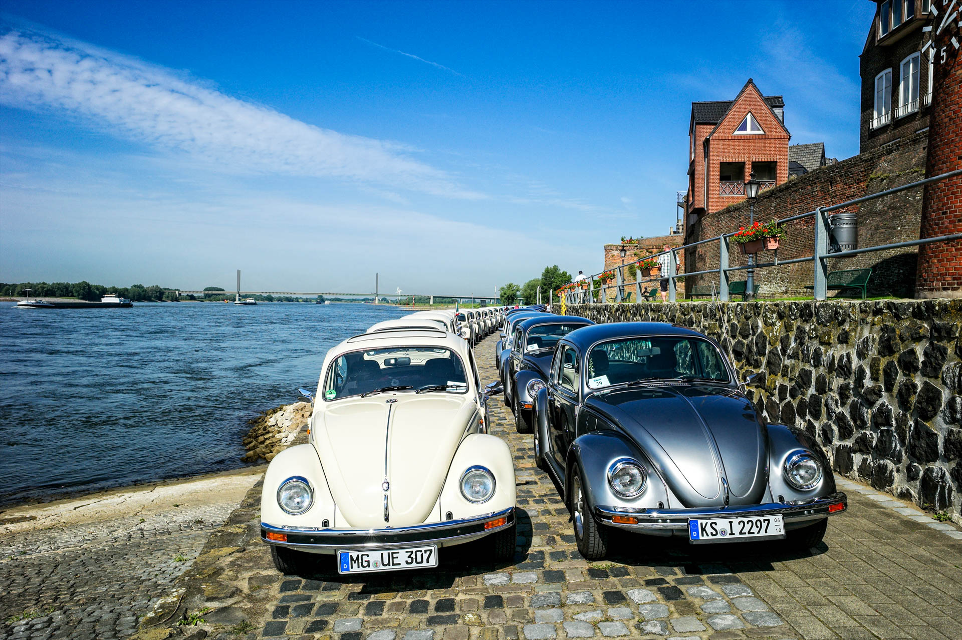 Rhine promenade in Rees