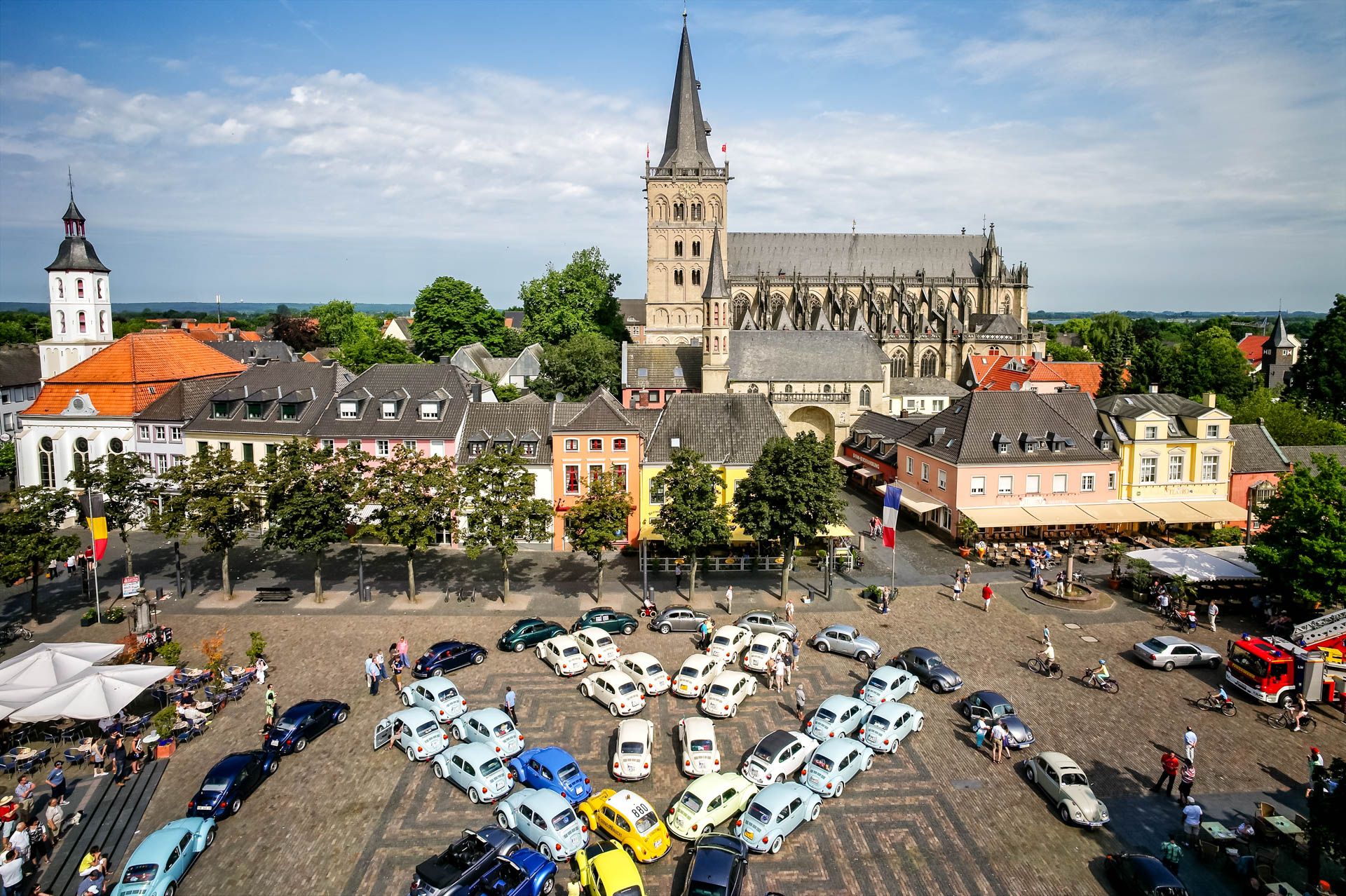Xanten market place