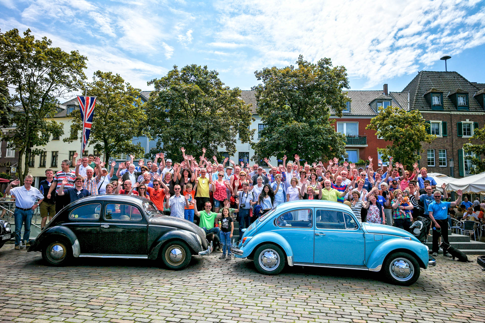 Participants of the 11th K-UE Beetle Meeting on the Xanten Market Square