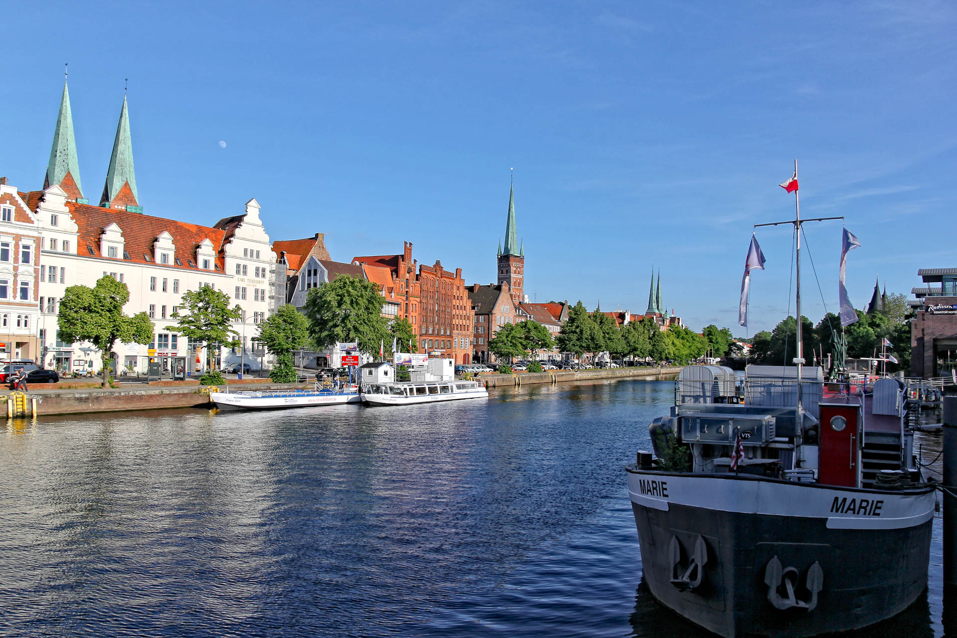 Boat tour in Lübeck