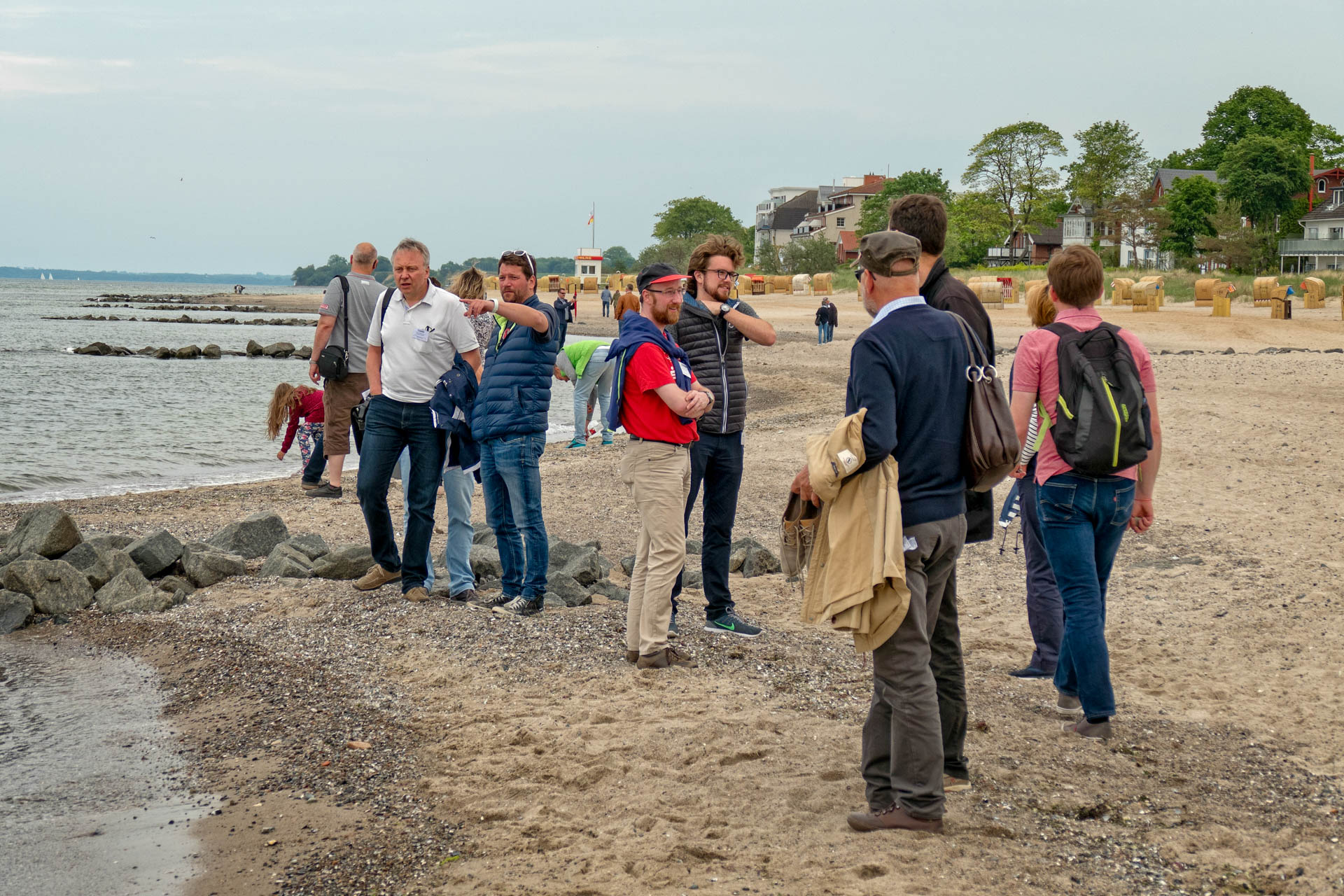 At Niendorf beach