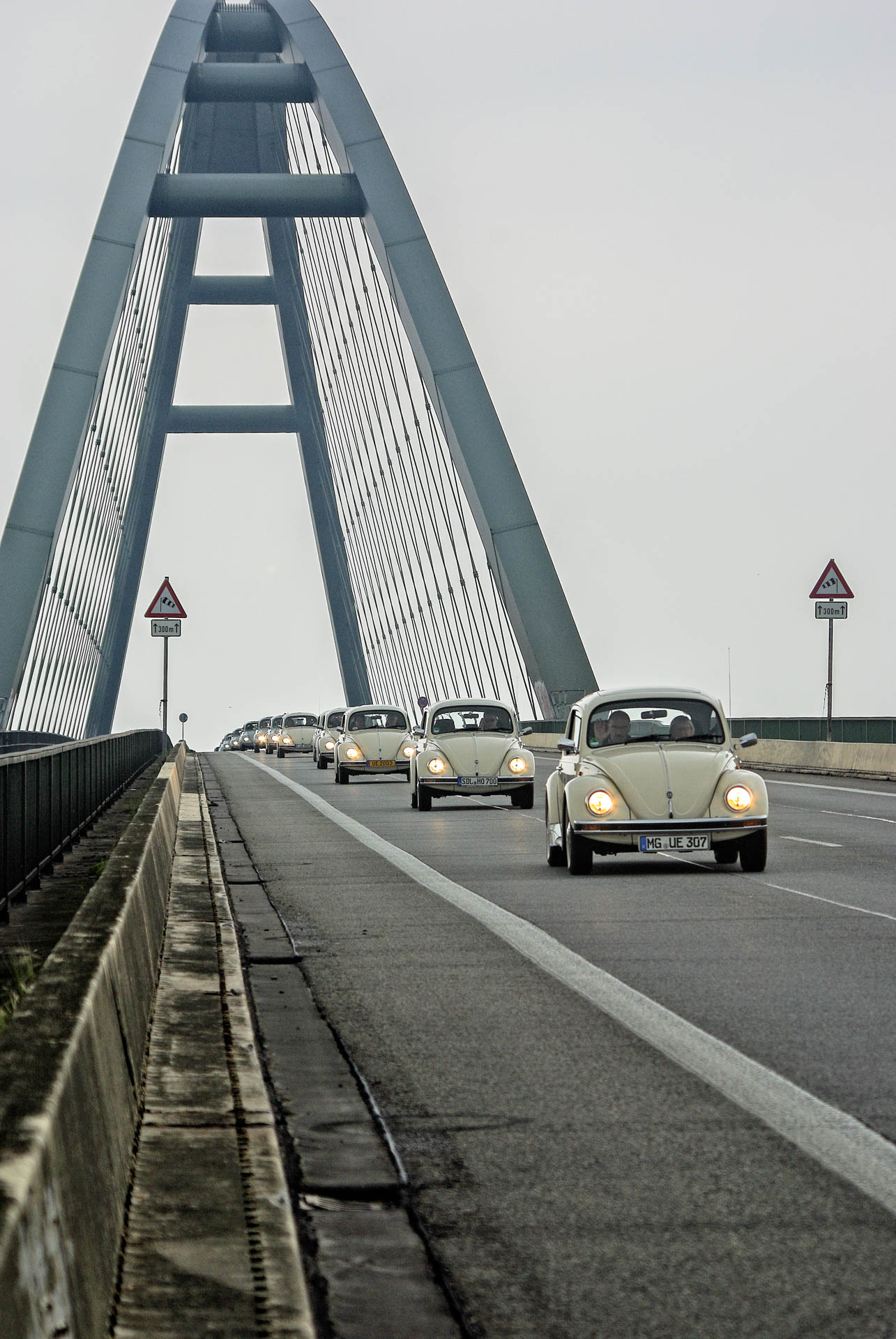 Across the Fehrmarnsund Bridge