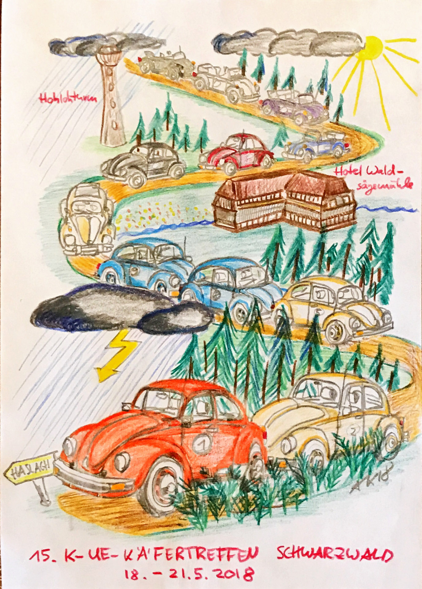 Alexander's drawing from the meeting