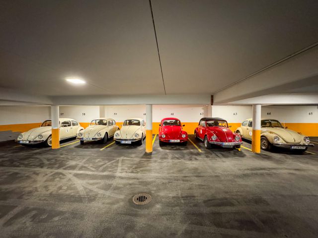 The beetles in the hotel underground car park