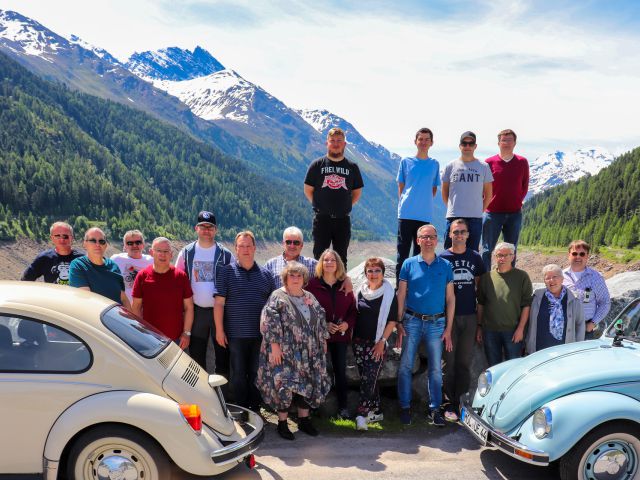 Muro de la presa del embalse de Gepatsch